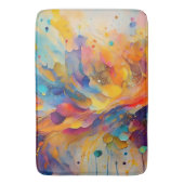 Tapis De Bain Motif Paint Splatter 2 (devant Vertical)