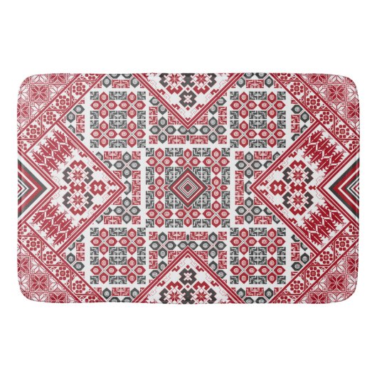 Tapis De Bain Motif palestinien de broderie 2 (Devant)