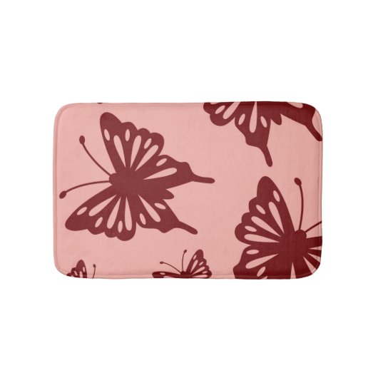Tapis De Bain motif papillon (Devant)