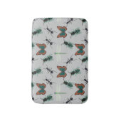 Tapis De Bain Motif papillon coloré (Devant (Vertical))