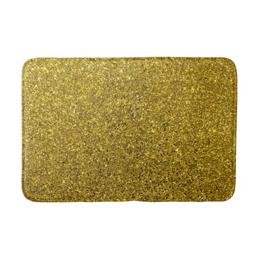 Tapis De Bain Motif Parties scintillant or (Devant)