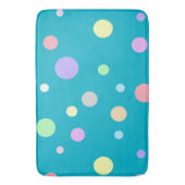 Tapis De Bain Motif Pastel à Points (devant Vertical)