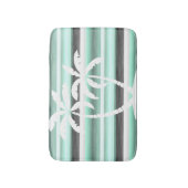 Tapis De Bain Motif Pastel Mint Green Grey (Devant (Vertical))