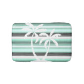 Tapis De Bain Motif Pastel Mint Green Grey (Devant)