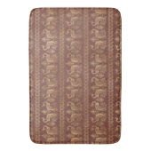 Tapis De Bain Motif Peacock Or Fancy (devant Vertical)