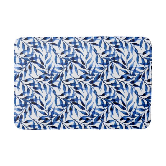 Tapis De Bain Motif peint à la main d'encre d'aquarelle (Devant)