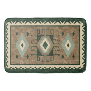 Tapis De Bain Motif persan vintage d'accent oriental