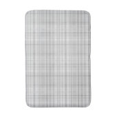 Tapis De Bain Motif Plaid gris clair Design minimal chic (Devant (Vertical))