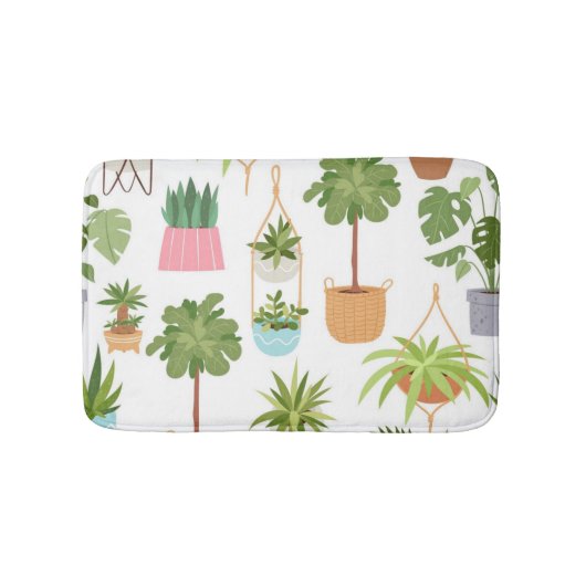 Tapis De Bain motif plante (Devant)