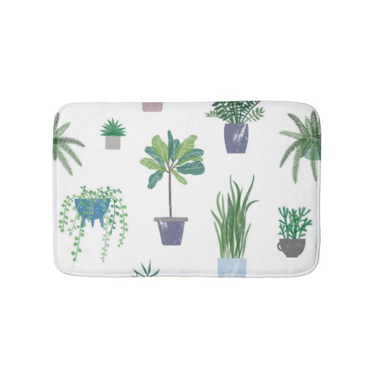 Tapis De Bain motif plante (Devant)