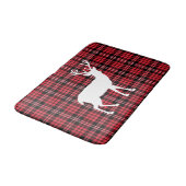 Tapis De Bain Motif plat classique rouge Tartan (Angle)