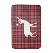 Tapis De Bain Motif plat classique rouge Tartan (Devant (Vertical))