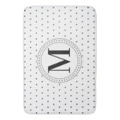 Tapis De Bain Motif point (devant Vertical)