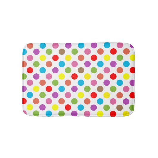 Tapis De Bain Motif pois Rainbow (Devant)