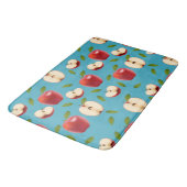 Tapis De Bain Motif Pomme Rouge (Angle)