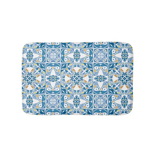 Tapis De Bain Motif portugais de tuile (Devant)