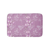 Tapis De Bain Motif pourpre d'orchidée (Devant)