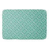 Tapis De Bain Motif principal grec de vert vert (Devant)
