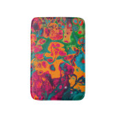 Tapis De Bain Motif psychédélique coloré Trippy (Devant (Vertical))