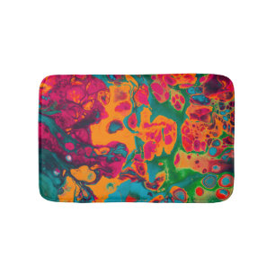 Tapis De Bain Motif psychédélique coloré Trippy