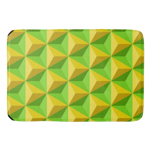 Tapis De Bain Motif PYRAMID TRIANGLE (Devant)