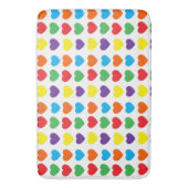 Tapis De Bain Motif Rainbow Hearts (devant Vertical)