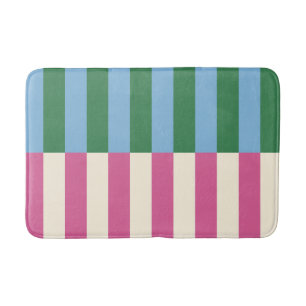 Tapis De Bain Motif rayé vertical coloré