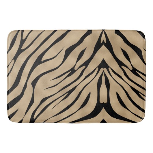 Tapis De Bain Motif rayures de zèbre (Devant)