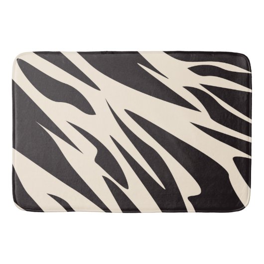 Tapis De Bain Motif rayures de zèbre (Devant)