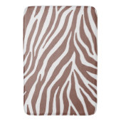 Tapis De Bain Motif rayures de zèbre (devant Vertical)