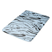 Tapis De Bain Motif rayures de zèbre (Angle)