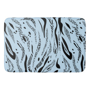 Tapis De Bain Motif rayures de zèbre