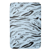 Tapis De Bain Motif rayures de zèbre (devant Vertical)