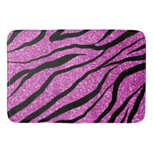 Tapis De Bain Motif rayures de zèbre féminin