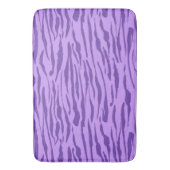 Tapis De Bain Motif rayures zèbre violet (devant Vertical)