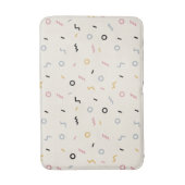 Tapis De Bain Motif Retro Squiggle (Devant (Vertical))