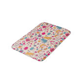 Tapis De Bain Motif romantique coloré (Angle)