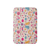 Tapis De Bain Motif romantique coloré (Devant (Vertical))