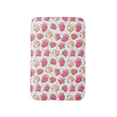 Tapis De Bain motif romantique de nourriture (Devant (Vertical))