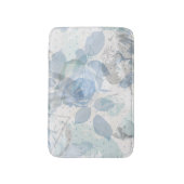 Tapis De Bain Motif Rose bleu (Devant (Vertical))