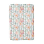 Tapis De Bain Motif rose de rayure d'Alicia (Devant (Vertical))