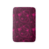 Tapis De Bain Motif rose d'Emo avec des cercles (Devant (Vertical))