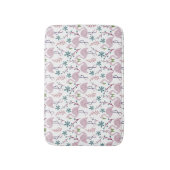 Tapis De Bain Motif rose flamingo sans couture sur arrière - pla (Devant (Vertical))