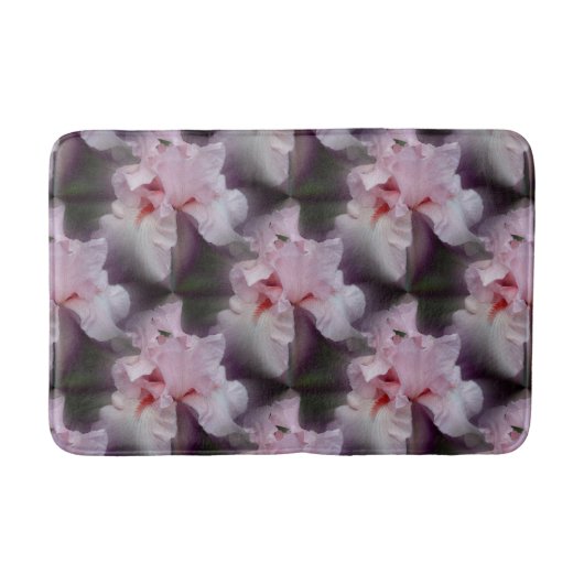 Tapis De Bain Motif rose Iris (Devant)