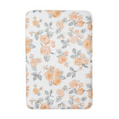 Tapis De Bain Motif rose Peach (Devant (Vertical))