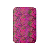 Tapis De Bain Motif rose vibrant de feuillage (Devant (Vertical))