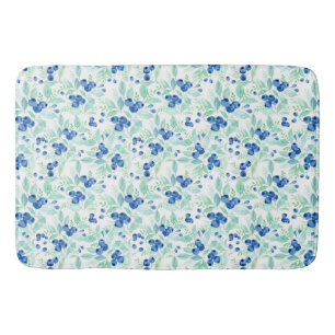 Tapis De Bain Motif rustique 1 d'été de baie de myrtille de