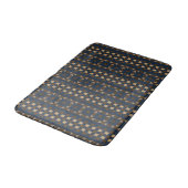 Tapis de bain motif Sable de minuit  (Angle)