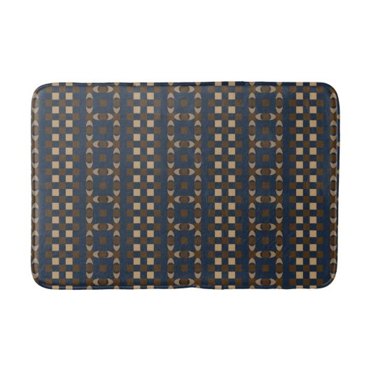 Tapis de bain motif Sable de minuit  (Devant)