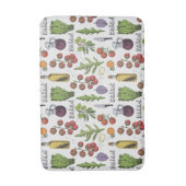 Tapis de bain motif salade (Devant (Vertical))